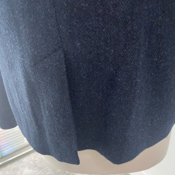 Talbots Marine Blue Wool Blazer Size 14P - Picture 8 of 14